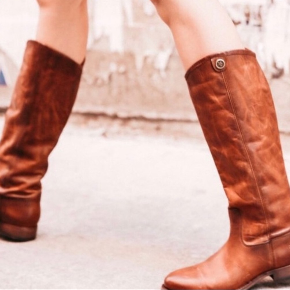 NEW Frye Cognac boots 7.5